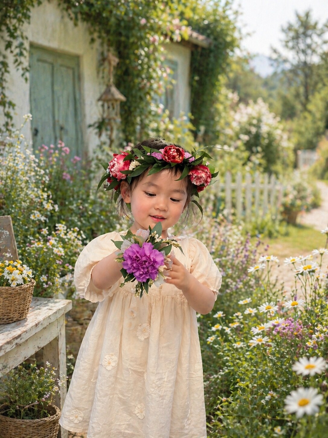 Crown floral design