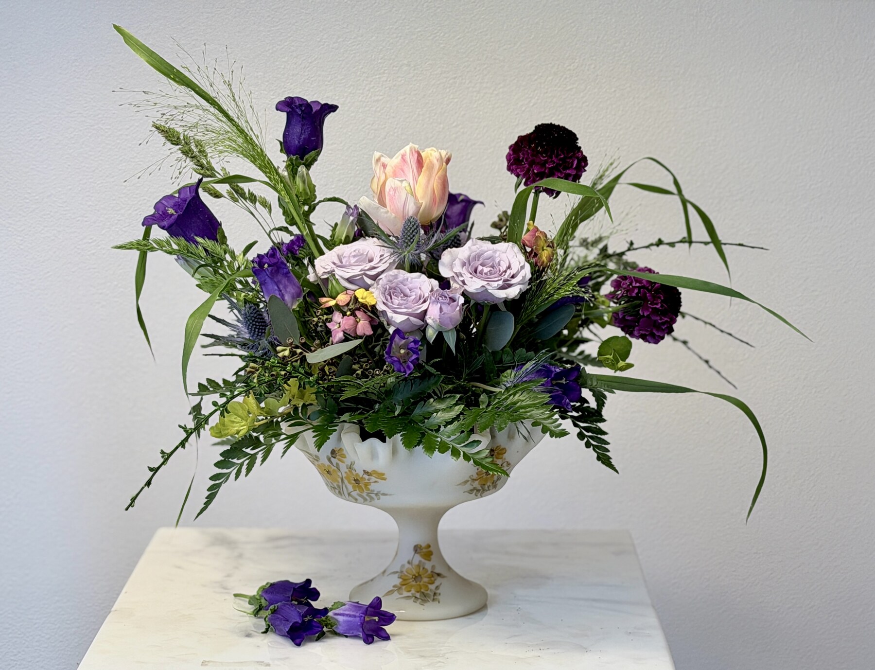 Center floral design