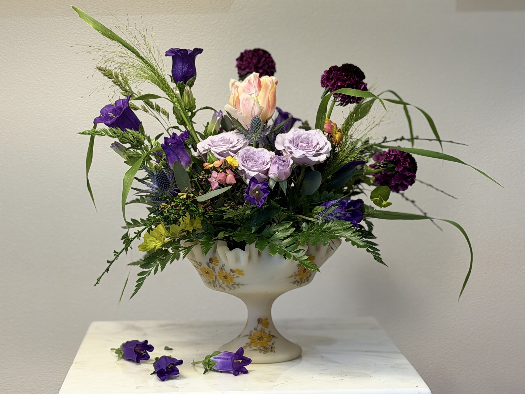 Center floral design