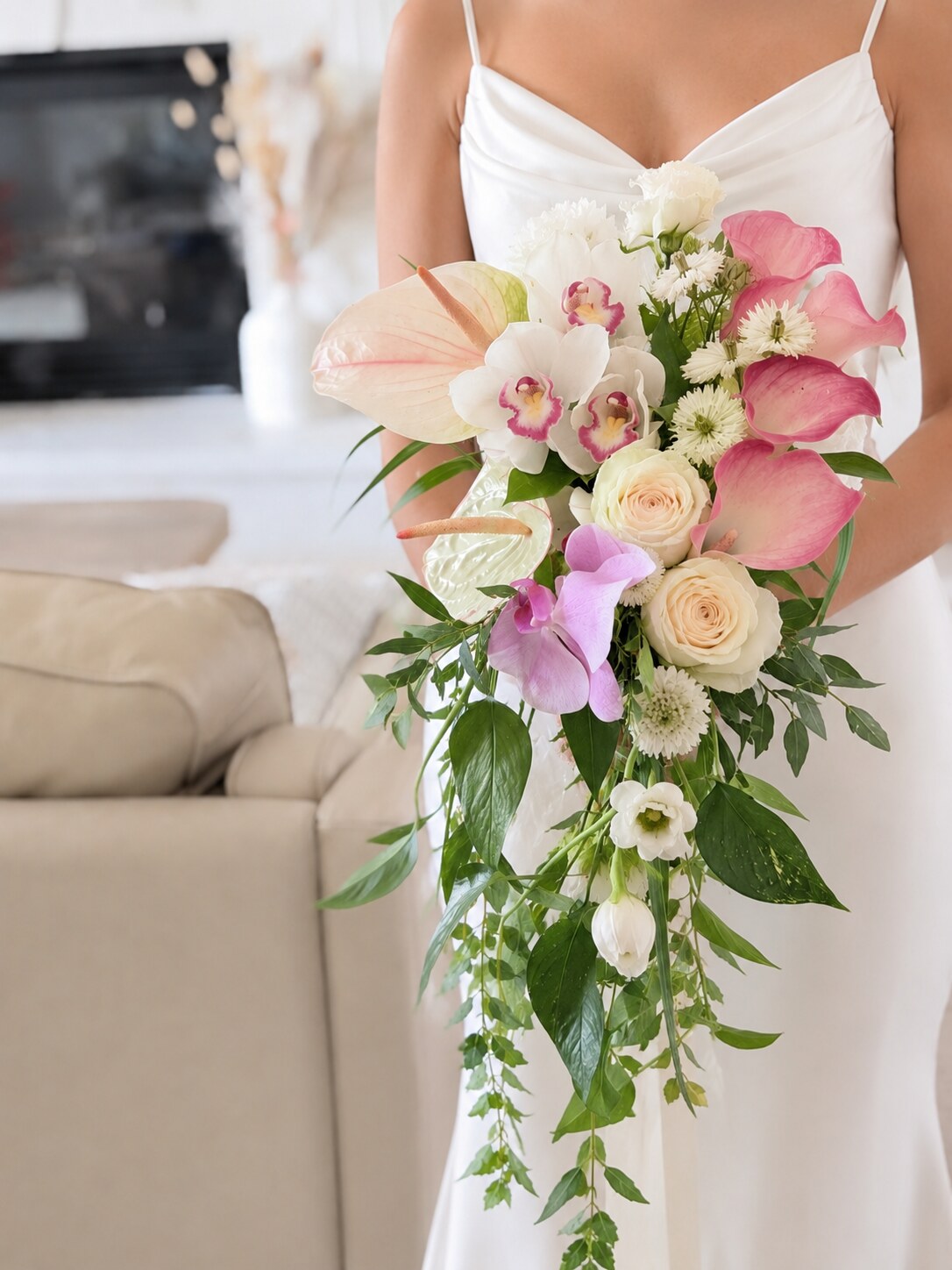 Bouquet floral detail