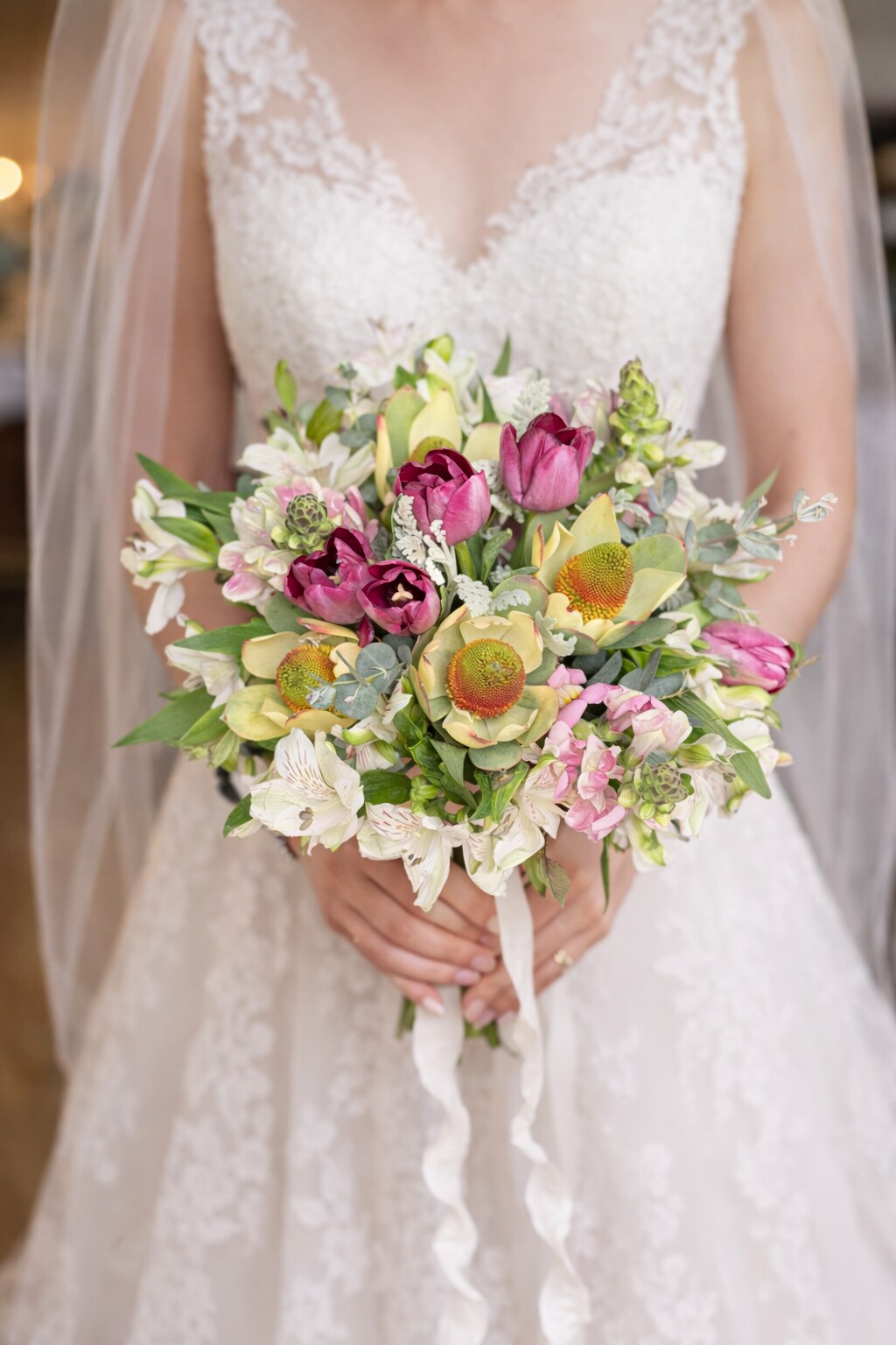 Bouquet floral detail