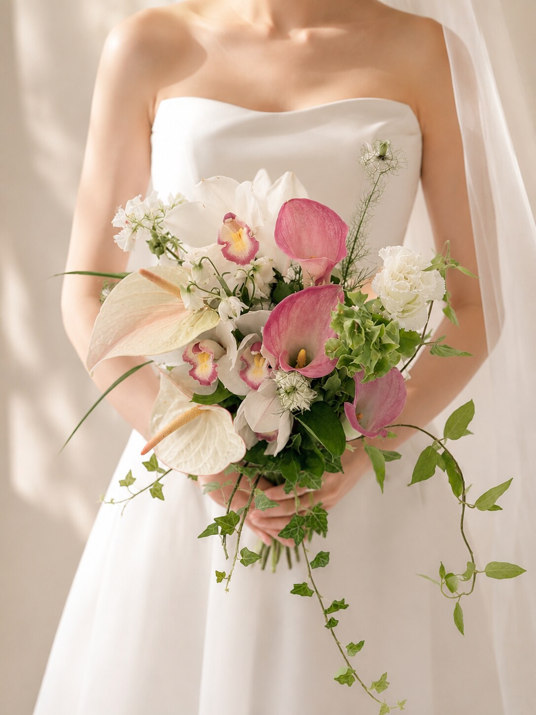 Bouquet floral detail