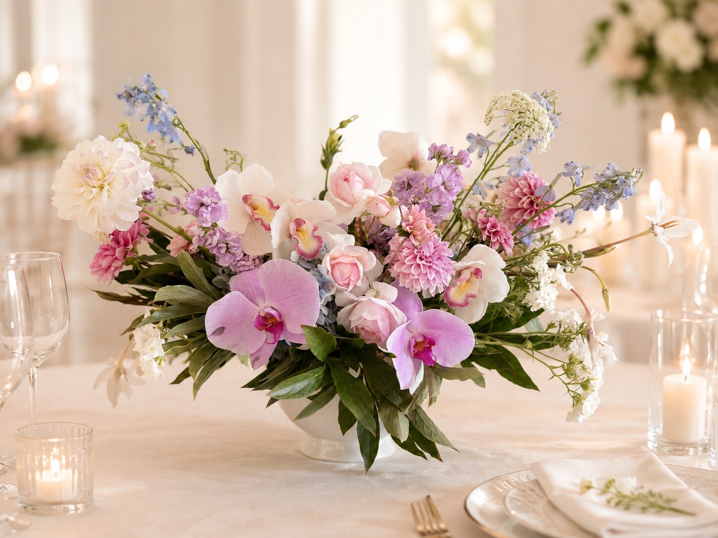 Centerpiece floral detail