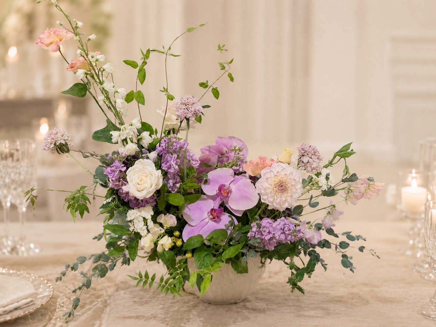 Centerpiece floral detail