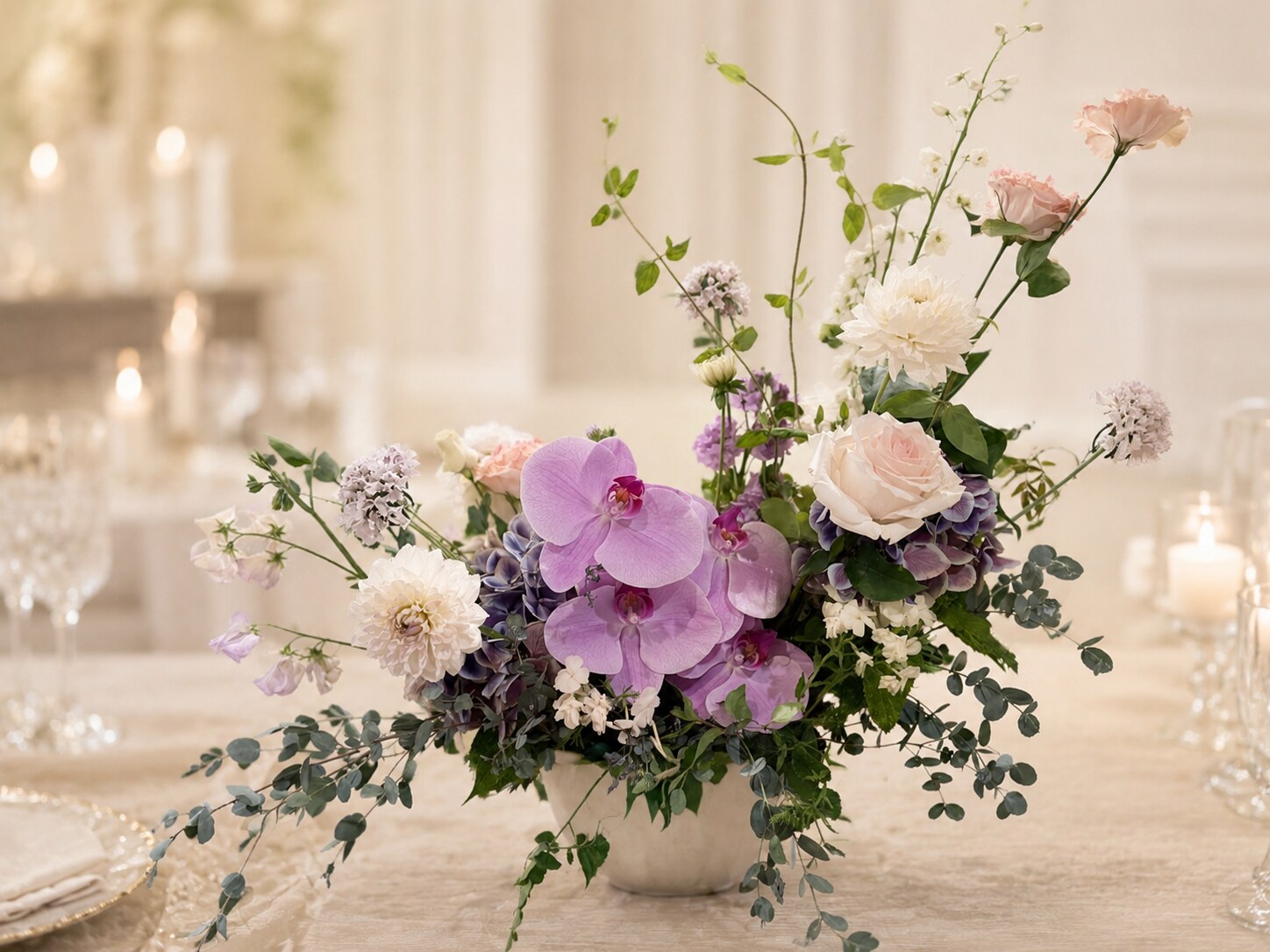 Centerpiece floral detail
